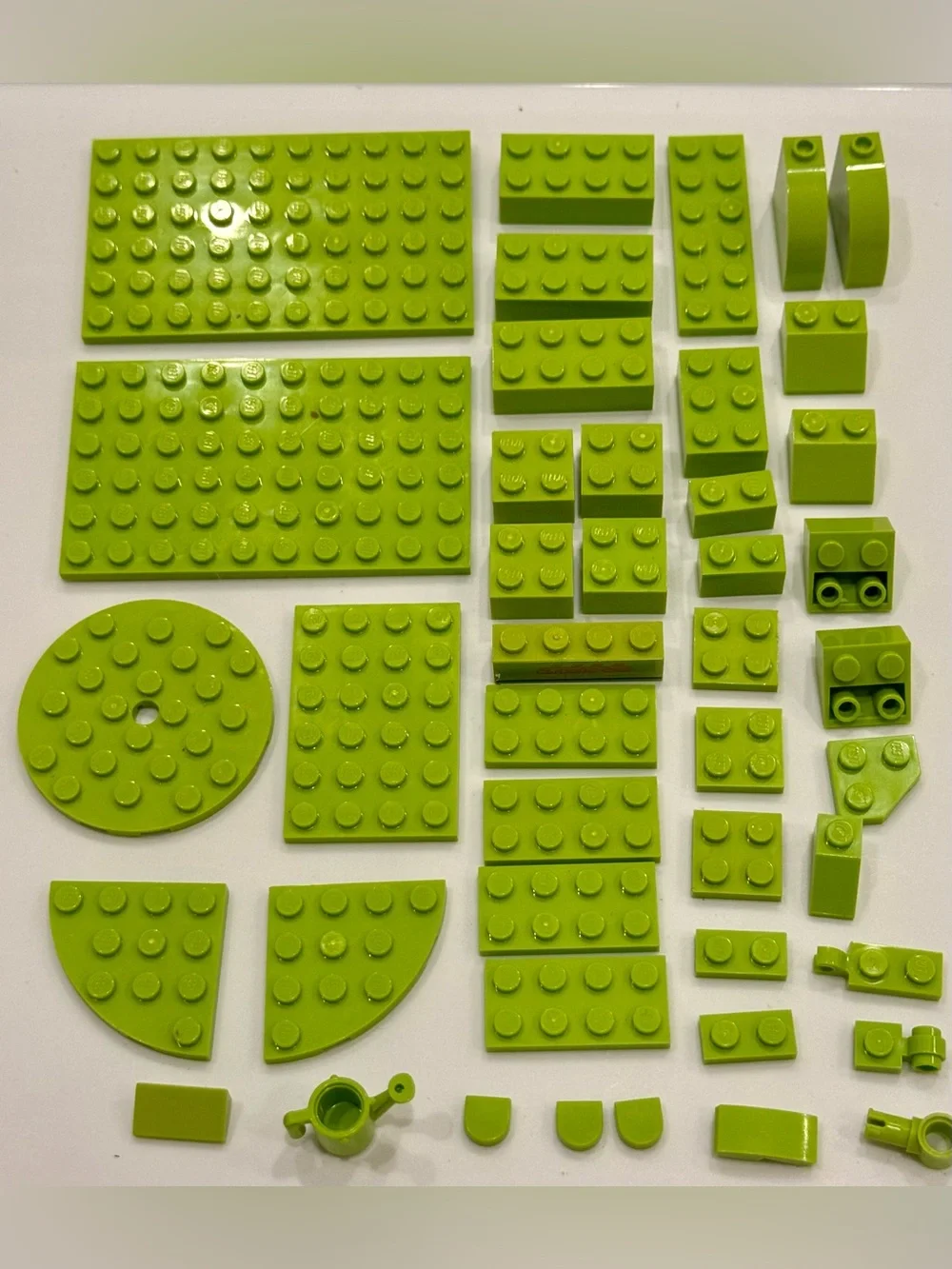 LEGO lime green pieces blocks lot